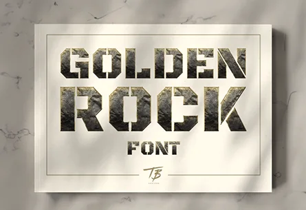 GOLDEN ROCK FONT